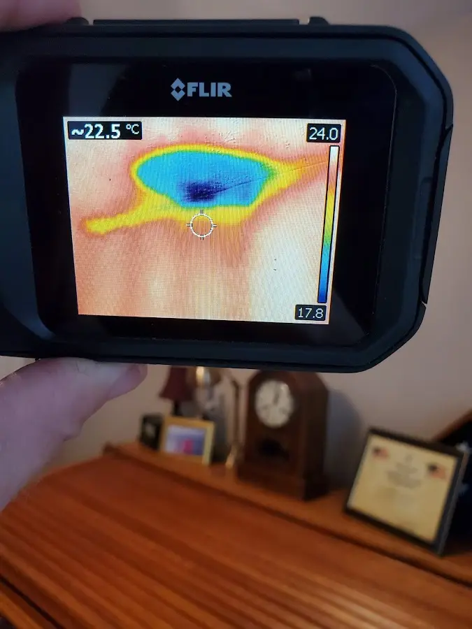 Thermal imaging inspection for water damage in Swoyersville